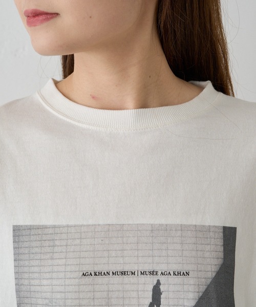 PUAL CE CIN(ピュアルセシン)の「フォトプリントロングスリーブカットソー(Tシャツ/カットソー・レディース・ベージュ/オフホワイト・FREE)」の19枚目の写真