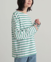n'OrLABEL（ノアールレーベル）の「『ボーダーバスクロンT』（Tシャツ/カットソー）」