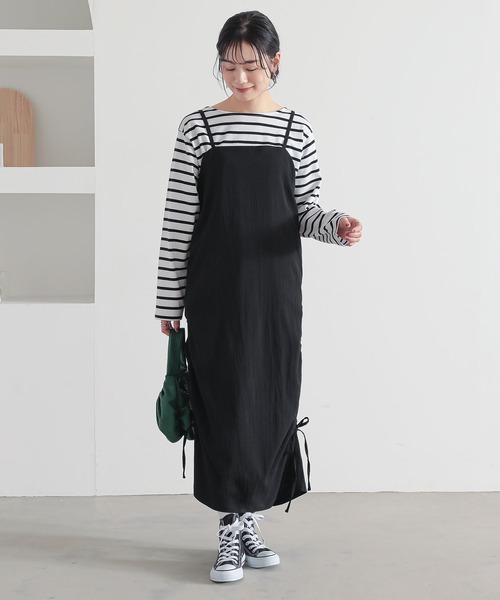 n'OrLABEL（ノアールレーベル）の「『ボーダーバスクロンT』（Tシャツ/カットソー・レディース・グリーン/ブラック/ベージュ/ブルー・2/1）」の17枚目の写真