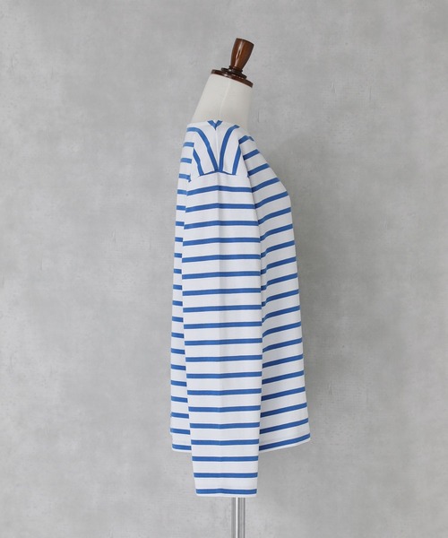 n'OrLABEL（ノアールレーベル）の「『ボーダーバスクロンT』（Tシャツ/カットソー・レディース・グリーン/ブラック/ベージュ/ブルー・2/1）」の20枚目の写真