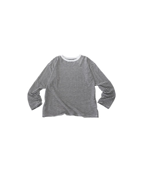 antiqua(アンティカ)の「ボーダーロンT(Tシャツ/カットソー・レディース・ネイビー/グリーン/ブラック・ONESIZE)」の17枚目の写真