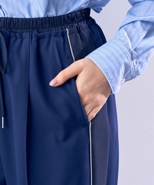 Editt by YECCA VECCA(エディットバイイェッカヴェッカ)の「配色パイピングイージーパンツ(その他パンツ・レディース・ベージュ/ネイビー/ブラック・FREE)」の15枚目の写真
