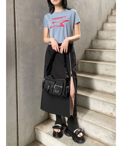 MURUA(ムルーア)の「【WEB限定】メニーポケットショルダーバッグ(ショルダーバッグ・レディース・カーキ/ブラック・FREE)」の20枚目の写真