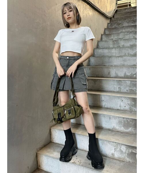 MURUA(ムルーア)の「【WEB限定】メニーポケットショルダーバッグ(ショルダーバッグ・レディース・カーキ/ブラック・FREE)」の22枚目の写真