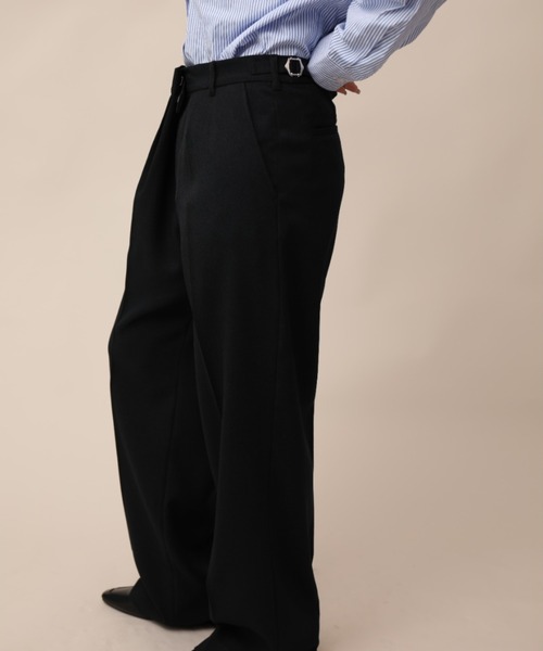 aimoha（アイモハ）の「タックスラックス（スラックス・メンズ・ブラック/ライトグレー/ダークネイビー・マルチサイズ）」の5枚目の写真