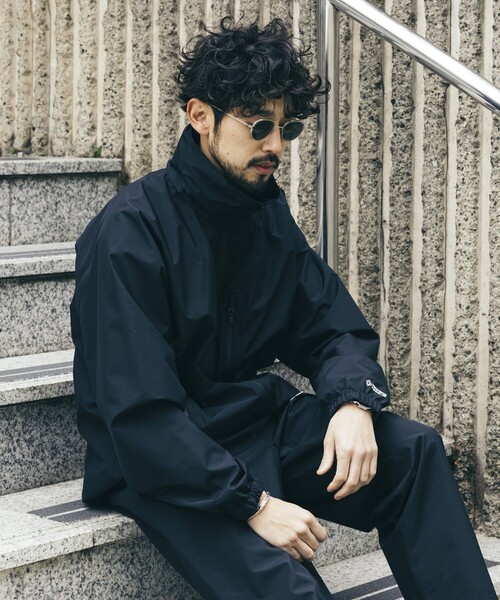 +phenix(プラスフェニックス)の「+phenix/プラスフェニックス SP GORE-TEX WINDSTOPPER STAND ZIP JKT/別注 ゴアテックス ウインドストッパー スタンドジップジャケット(ブルゾン・メンズ・チャコールグレー/ブラック/ブラック×グレー・SMALL/MEDIUM/LARGE)」の13枚目の写真