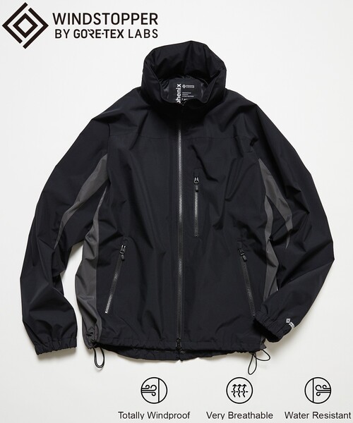 ＋phenix GORE-TEX STAND ZIP BLOUSON/別注 撥水 phenix（プラスフェニックス）の「＋phenix/プラスフェニックス