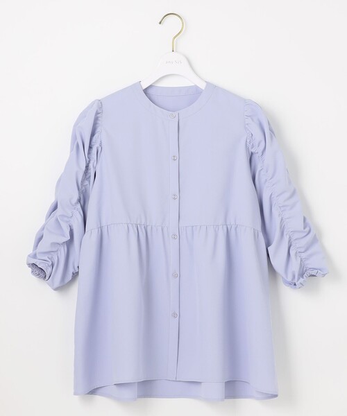 セール】【洗える】ギャザースリーブ ブラウス（シャツ/ブラウス