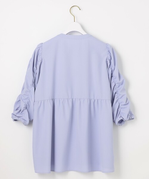 ANY SIS（エニィスィス）の「【洗える】ギャザースリーブ ブラウス（シャツ/ブラウス・レディース・ネイビー系/ホワイト系/スカイブルー系・2）」の9枚目の写真