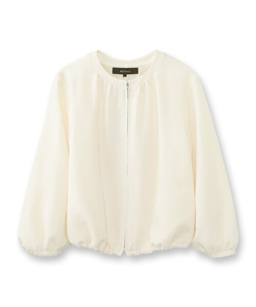 Reflect（リフレクト）の「【夏SALE／手洗い可】ジップアップメッシュブルゾン（ブルゾン・レディース・アイボリー/ネイビー・15 /13/11/09/07/05/17）」の11枚目の写真