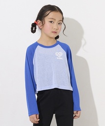 ハートロゴラグランシアー長袖Tシャツ