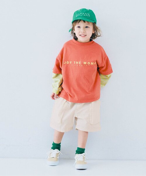 p.premier(ピードットプルミエ)の「【ジュニア対応】立体ポケットワークショーツ(その他パンツ・キッズ・チャコール/カーキ/アイボリー/ブルー・140/130/120/110/100/90/80)」の12枚目の写真