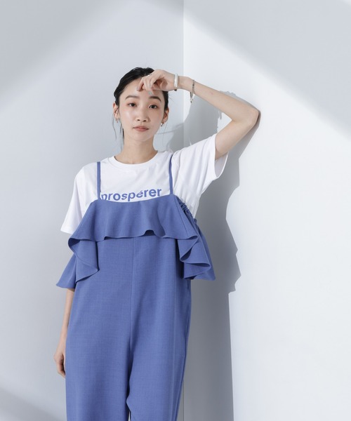 ロゴプリントTシャツ（Tシャツ/カットソー）｜NANO universe