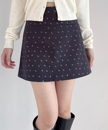 Heather（ヘザー）の「フラワーツイルミニスカート　326540（スカート）」