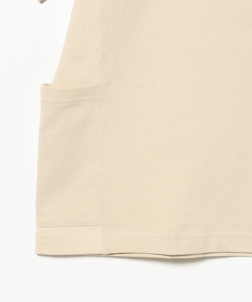 BEAMS（ビームス）の「BEAMS / サイドポケット ルーズTシャツ（Tシャツ/カットソー・メンズ・ブラック/オリーブ/ホワイト/ナチュラル・S/M/L/XL）」の16枚目の写真
