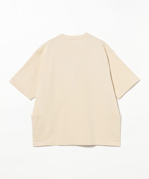 BEAMS（ビームス）の「BEAMS / サイドポケット ルーズTシャツ（Tシャツ/カットソー・メンズ・ブラック/オリーブ/ホワイト/ナチュラル・S/M/L/XL）」の17枚目の写真
