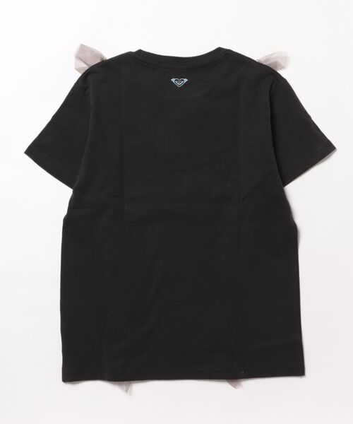 ROXY（ロキシー）の「MINI LOST IN SUMMER /ロキシーキッズロゴフリル半袖Tシャツ（Tシャツ/カットソー・キッズ・グレー/ホワイト/ブラック・140/150/130/120/110）」の7枚目の写真
