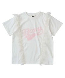 ROXY | MINI LOST IN SUMMER /ロキシーキッズロゴフリル半袖Tシャツ(Tシャツ/カットソー)