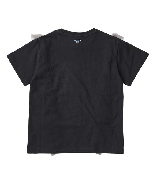 ROXY（ロキシー）の「MINI LOST IN SUMMER /ロキシーキッズロゴフリル半袖Tシャツ（Tシャツ/カットソー・キッズ・グレー/ホワイト/ブラック・140/150/130/120/110）」の5枚目の写真