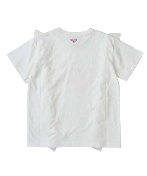 ROXY（ロキシー）の「MINI LOST IN SUMMER /ロキシーキッズロゴフリル半袖Tシャツ（Tシャツ/カットソー・キッズ・グレー/ホワイト/ブラック・140/150/130/120/110）」の6枚目の写真