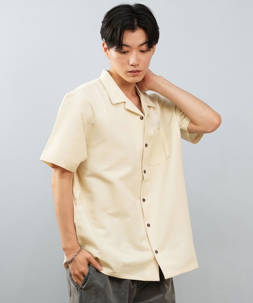 VOLCOM(ボルコム)の「VOLCOM/ボルコム 半袖シャツ ワンポイント A0422502(シャツ/ブラウス・メンズ・イエロー/ライトブルー・L/M/XL)」の5枚目の写真