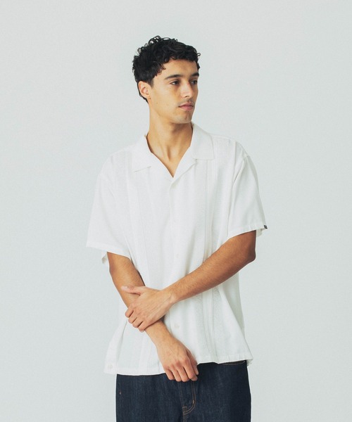 SILAS（サイラス）の「EMBROIDERY S/S SHIRT（シャツ/ブラウス・メンズ・ブラック/ホワイト・M/L）」の5枚目の写真