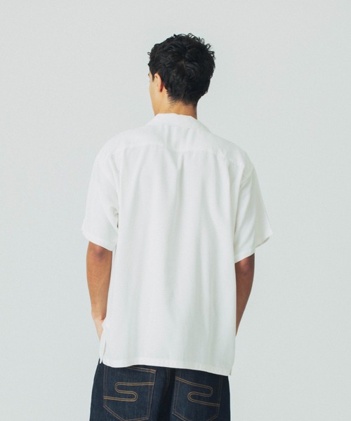 SILAS（サイラス）の「EMBROIDERY S/S SHIRT（シャツ/ブラウス・メンズ・ブラック/ホワイト・M/L）」の7枚目の写真