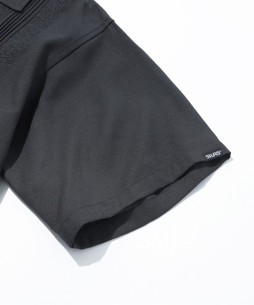 SILAS（サイラス）の「EMBROIDERY S/S SHIRT（シャツ/ブラウス・メンズ・ブラック/ホワイト・M/L）」の13枚目の写真