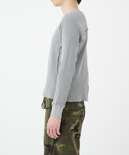 セール】WAFFLE THERMAL LONG SLEEVE T-SHIRT（Tシャツ/カットソー