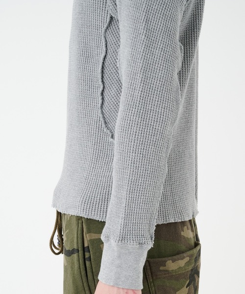 WAFFLE THERMAL LONG SLEEVE T-SHIRT（Tシャツ/カットソー）｜NVRFRGT