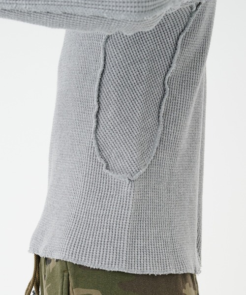 WAFFLE THERMAL LONG SLEEVE T-SHIRT（Tシャツ/カットソー）｜NVRFRGT