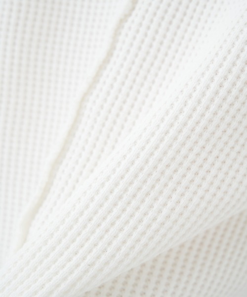 NVRFRGT（ネヴァーフォーゲット）の「WAFFLE THERMAL LONG SLEEVE T-SHIRT（Tシャツ/カットソー・メンズ・ホワイト/ブラック/グレー・1/2）」の14枚目の写真