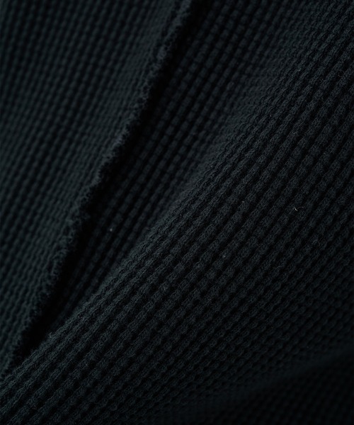 NVRFRGT（ネヴァーフォーゲット）の「WAFFLE THERMAL LONG SLEEVE T-SHIRT（Tシャツ/カットソー・メンズ・ホワイト/ブラック/グレー・1/2）」の9枚目の写真
