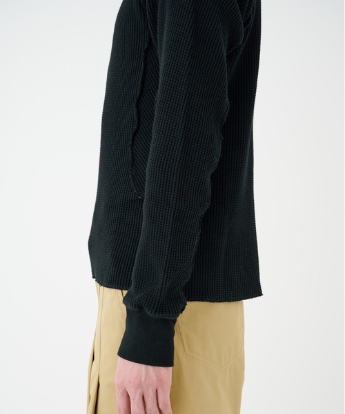 WAFFLE THERMAL LONG SLEEVE T-SHIRT（Tシャツ/カットソー）｜NVRFRGT