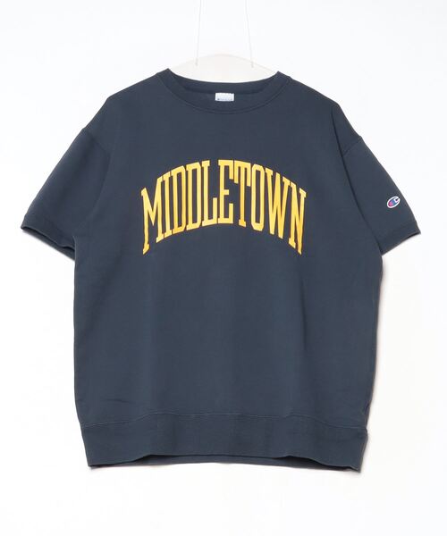 Champion(チャンピオン)の「チャンピオン S/S CREW NECK SWEATSHIRT_(スウェット・メンズ・アイボリー/ネイビー・M/L/LL)」の1枚目の写真