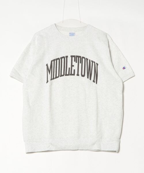 Champion(チャンピオン)の「チャンピオン S/S CREW NECK SWEATSHIRT_(スウェット・メンズ・アイボリー/ネイビー・M/L/LL)」の2枚目の写真