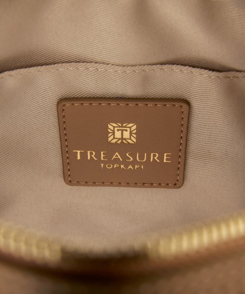 TREASURE TOPKAPI(トレジャートプカピ)の「【TREASURE TOPKAPI】マイルドサテン スカーフ柄 ショルダーバッグ(ショルダーバッグ・レディース・カーキ/キャメル/チャコールグレー・FREE)」の16枚目の写真