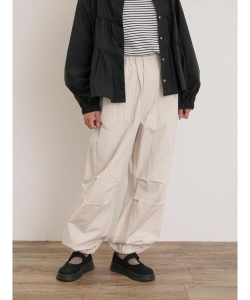 Samansa Mos2(サマンサ モスモス)の「【M/Lサイズ】パラシュートパンツ(その他パンツ・レディース・カーキ/チャコールグレー/オフホワイト/ピンク・L/M)」の11枚目の写真