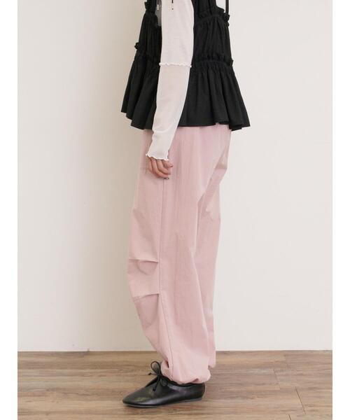 Samansa Mos2(サマンサ モスモス)の「【M/Lサイズ】パラシュートパンツ(その他パンツ・レディース・カーキ/チャコールグレー/オフホワイト/ピンク・L/M)」の18枚目の写真