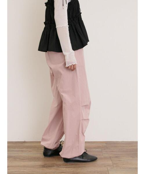 Samansa Mos2(サマンサ モスモス)の「【M/Lサイズ】パラシュートパンツ(その他パンツ・レディース・カーキ/チャコールグレー/オフホワイト/ピンク・L/M)」の20枚目の写真
