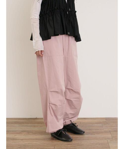 Samansa Mos2(サマンサ モスモス)の「【M/Lサイズ】パラシュートパンツ(その他パンツ・レディース・カーキ/チャコールグレー/オフホワイト/ピンク・L/M)」の21枚目の写真