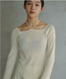 CASA FLINEカーサフライン♡トップスカットソー カップ付きギャザーカットソートップス（Tシャツ/カットソー