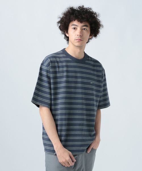BAYFLOW(ベイフロー)の「SNOWボーダー半袖Tシャツ(Tシャツ/カットソー・メンズ・ネイビー系1/ホワイト/ネイビー/ベージュ・MEDIUM/LARGE)」の17枚目の写真