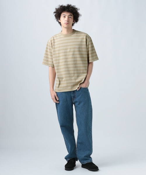 BAYFLOW(ベイフロー)の「SNOWボーダー半袖Tシャツ(Tシャツ/カットソー・メンズ・ネイビー系1/ホワイト/ネイビー/ベージュ・MEDIUM/LARGE)」の12枚目の写真