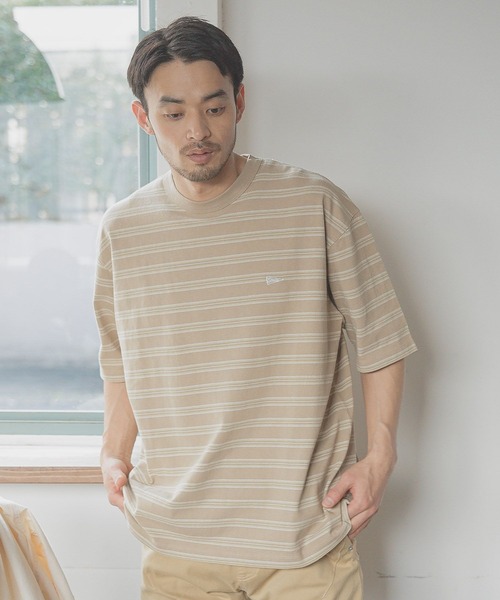 BAYFLOW(ベイフロー)の「SNOWボーダー半袖Tシャツ(Tシャツ/カットソー・メンズ・ネイビー系1/ホワイト/ネイビー/ベージュ・MEDIUM/LARGE)」の11枚目の写真
