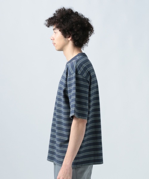 BAYFLOW(ベイフロー)の「SNOWボーダー半袖Tシャツ(Tシャツ/カットソー・メンズ・ネイビー系1/ホワイト/ネイビー/ベージュ・MEDIUM/LARGE)」の15枚目の写真