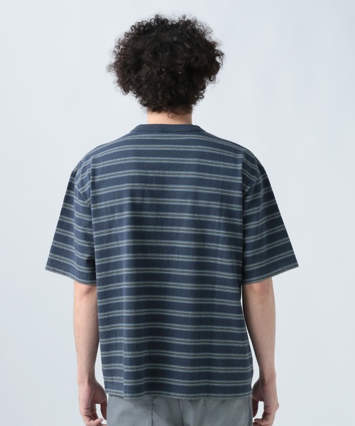 BAYFLOW(ベイフロー)の「SNOWボーダー半袖Tシャツ(Tシャツ/カットソー・メンズ・ネイビー系1/ホワイト/ネイビー/ベージュ・MEDIUM/LARGE)」の14枚目の写真