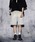 EFFECTIONiGtFNVj́uEFFECTION // letter print waist rope half sweat pantsq^[ vg EGXg [v n[t XEFbg pcriXEFbgpcjvbO[