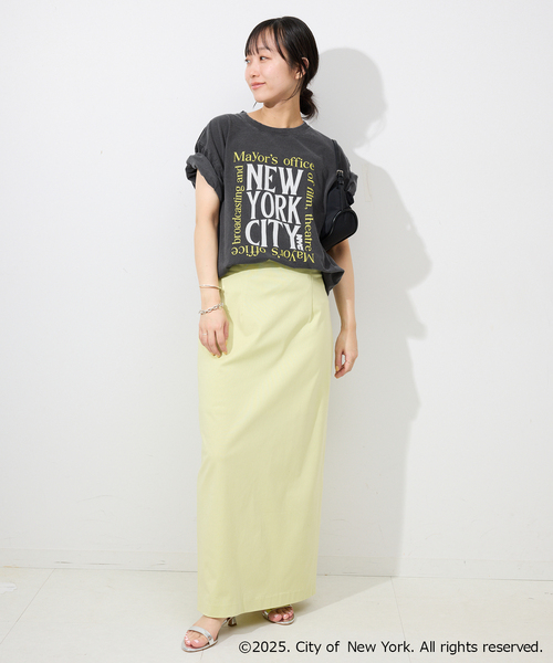 GOOD ROCK SPEED(グッドロックスピード)の「GOOD ROCK SPEED/グッドロックスピード NEWYORK TEE(Tシャツ/カットソー・レディース・ホワイト/ブラック・FREE)」の4枚目の写真