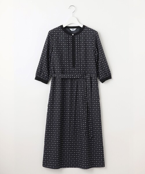 J.PRESS Ladies(J.プレス レディス)の「【洗える】ジオメトリックプリント ワンピース(ワンピース・レディース・ネイビー系5/サックスブルー系5/ホワイト系5・XS)」の17枚目の写真